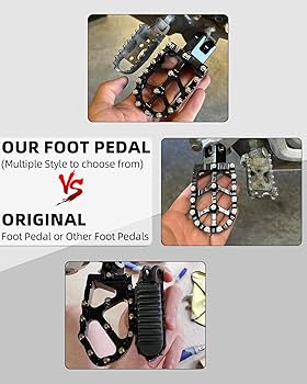 F_doggies  Amazon.com: JFG RACING Dirt Bike Foot Pegs,CNC Motorcycle